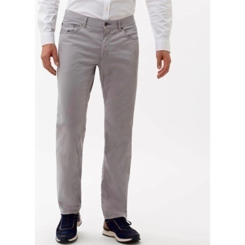 Brax Cooper FA Regular Fit Two-Tone Gray Mens 5-Pocket Pants‎ Size 40x34 NWT
